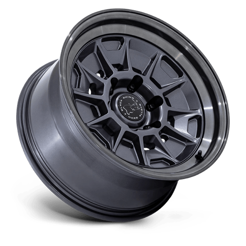 18x9 black rhino hard alloys br021 mondo matte gunmetal w g gray lip wheel 6x5.5 bolt pattern 12mm offset