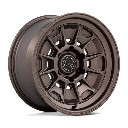 17x9 black rhino hard alloys br021 mondo burnt bronze wheel 6x5.5 bolt pattern 38mm offset