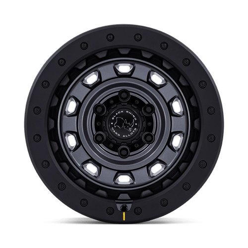 17x9 black rhino hard alloys br023 xplorer matte gunmetal w matte blk lp wheel 6x5.5 bolt pattern 1mm offset