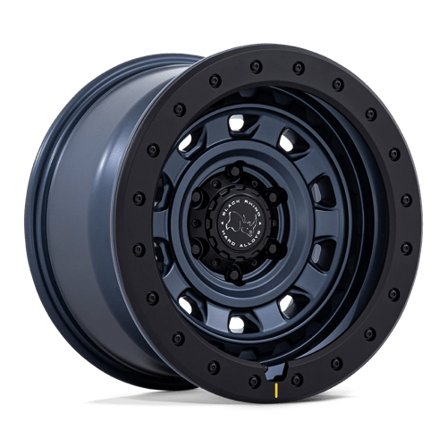 17x9 black rhino hard alloys br023 xplorer metallic blue w matte black l wheel 6x5.5 bolt pattern 1mm offset