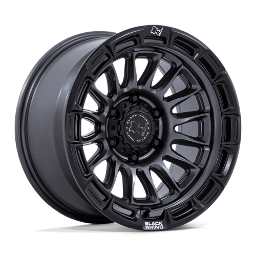 20x9 black rhino hard alloys br025 rival matte gunmetal w matte blk lp wheel 6x5.5 bolt pattern 1mm offset