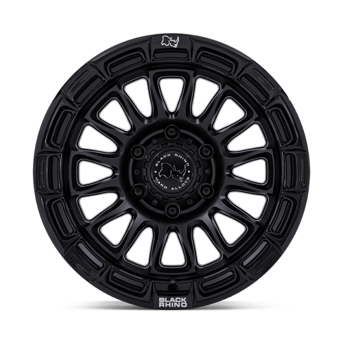 17x9 black rhino hard alloys br025 rival matte black w gloss blk lp wheel 6x5.5 bolt pattern 1mm offset