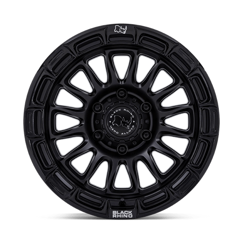 17x9 black rhino hard alloys br025 rival matte black w gloss blk lp wheel 6x5.5 bolt pattern 12mm offset