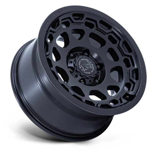 17x8 5 black rhino hard alloys br026 congo matte black wheel 6x5.5 bolt pattern 35mm offset