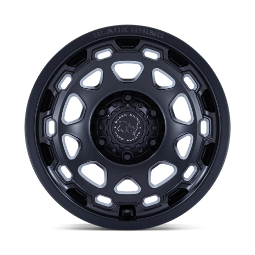 17x8 5 black rhino hard alloys br026 congo matte black wheel 6x5.5 bolt pattern 0mm offset