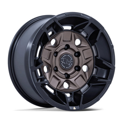 17x8 5 black rhino hard alloys br028 guard burnt bronze w matte blk lp wheel 6x5.5 bolt pattern 0mm offset