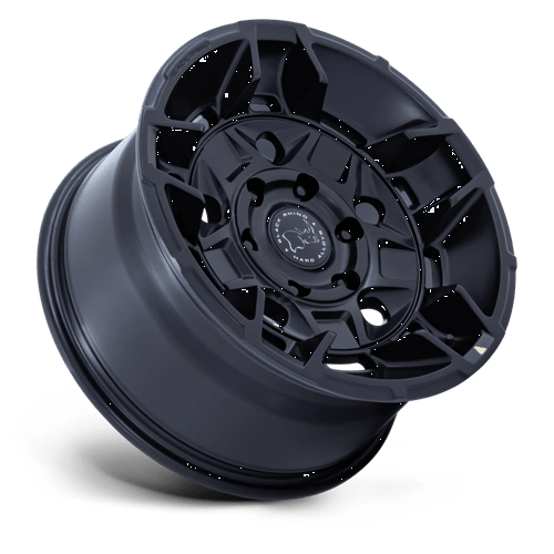 17x8 5 black rhino hard alloys br028 guard matte black wheel 6x5.5 bolt pattern 25mm offset