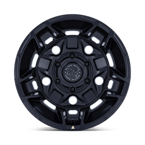 17x8 5 black rhino hard alloys br028 guard matte black wheel 6x5.5 bolt pattern 0mm offset