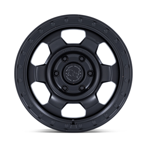 17x8 5 black rhino hard alloys br029 trooper matte black wheel 6x5.5 bolt pattern 25mm offset