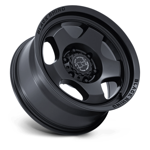 17x8 black rhino hard alloys br031 sol matte black wheel 6x5.5 bolt pattern 20mm offset