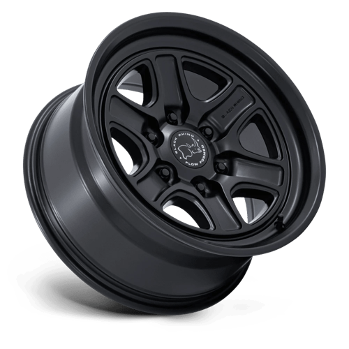 18x9 black rhino hard alloys br032 echo matte black wheel 6x5.5 bolt pattern 12mm offset