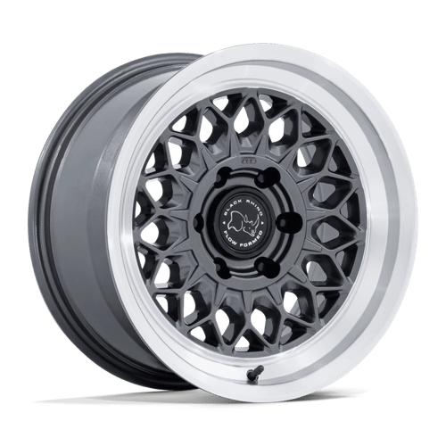 17x8 5 black rhino hard alloys br034 graz gloss gunmetal w machined lip wheel 6x5.5 bolt pattern 25mm offset