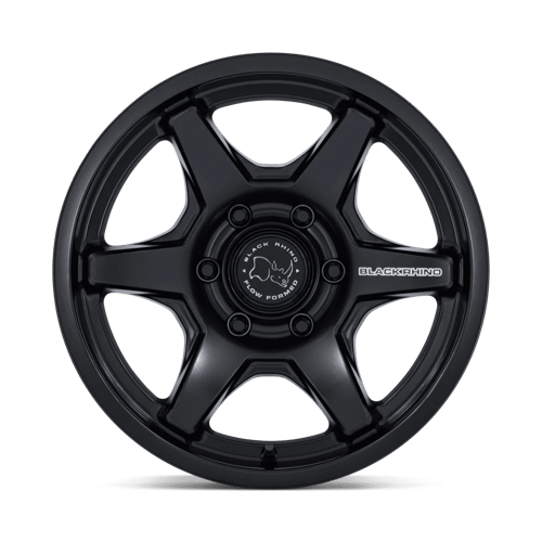 17x8 5 black rhino hard alloys br035 kuma matte black wheel 6x5.5 bolt pattern 0mm offset