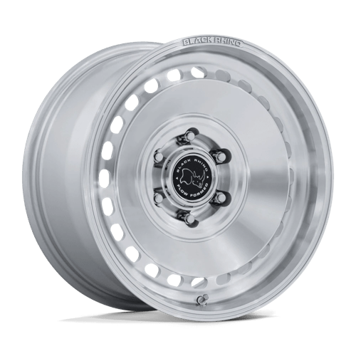 17x8 black rhino hard alloys br036 basin gloss silver w machined face wheel 6x5.5 bolt pattern 32mm offset