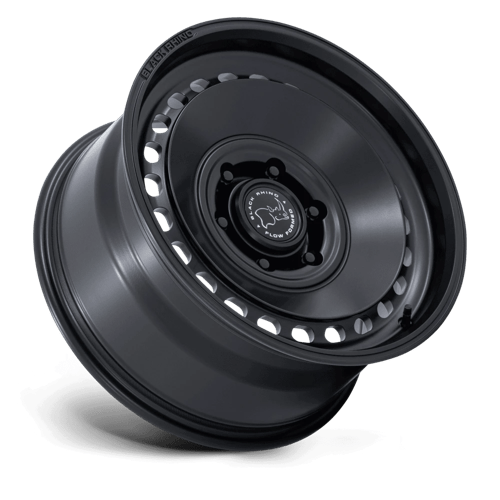 17x8 5 black rhino hard alloys br036 basin matte black wheel 6x5.5 bolt pattern 0mm offset
