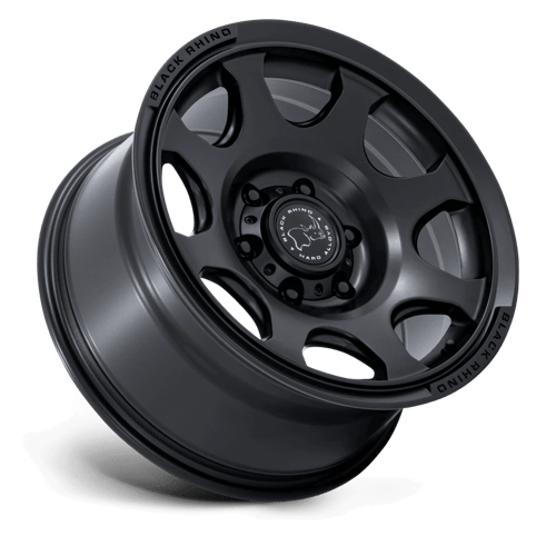 17x8 5 black rhino hard alloys br037 tembo matte black wheel 6x5.5 bolt pattern 25mm offset