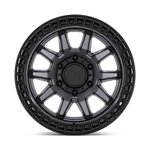 17x8 5 black rhino hard alloys br001 calico matte gunmetal w m black lip wheel 6x5.5 bolt pattern 0mm offset