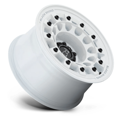 17x9 black rhino hard alloys br004 fuji gloss white wheel 6x5.5 bolt pattern 12mm offset