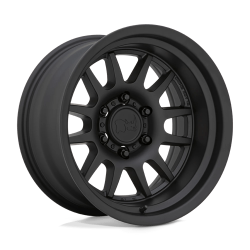 17x9 black rhino hard alloys gde guide matte black wheel 6x5.5 bolt pattern 38mm offset
