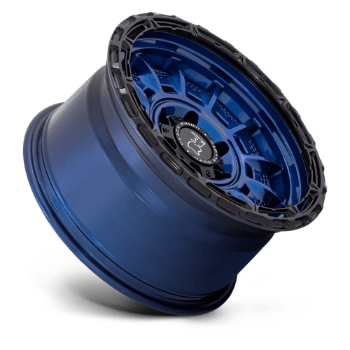 17x9 black rhino hard alloys br006 legion cobalt blue w black lip wheel 6x5.5 bolt pattern 12mm offset