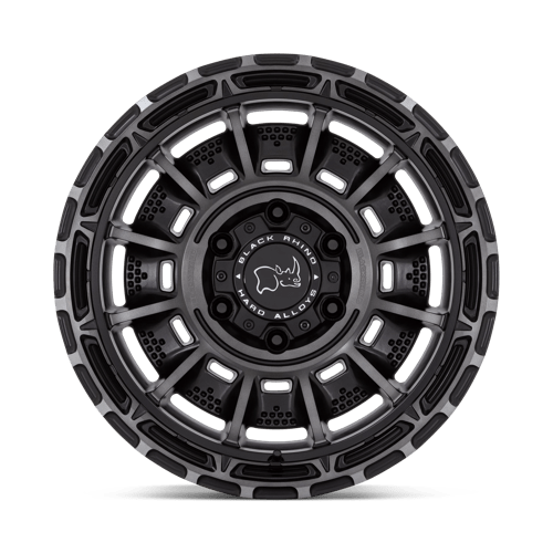 17x9 black rhino hard alloys br007 legion matte black gray tint wheel 6x5.5 bolt pattern 0mm offset