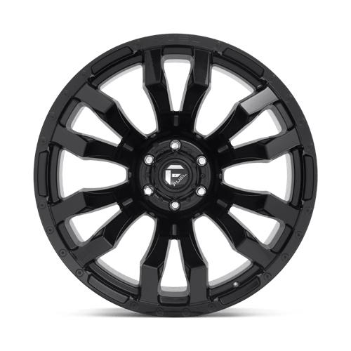 20x10 fuel off-road d675 blitz gloss black wheel 6x5.5 bolt pattern 18mm offset