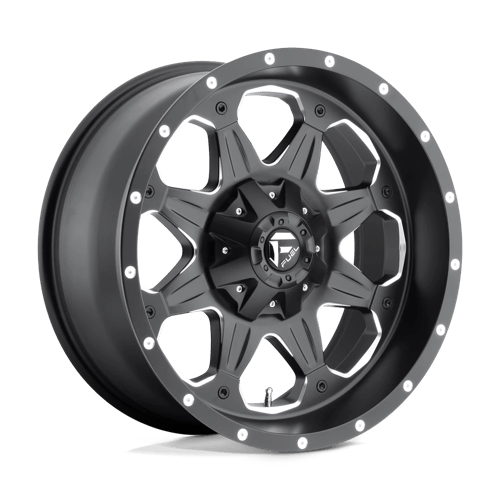 20x9 fuel off-road d534 boost matte black milled wheel 6x5.5 bolt pattern 12mm offset