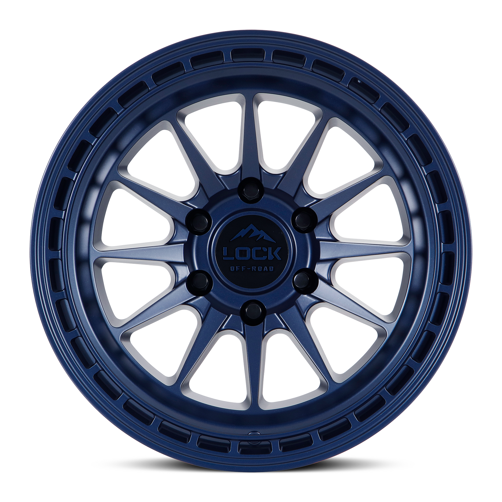 17x9 lock off-road baja matte blue wheel 6x5.5 bolt pattern 12mm offset
