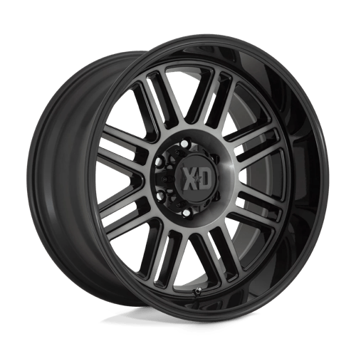 20x10 xd wheels xd850 cage gloss black w gray tint wheel 6x5.5 bolt pattern 18mm offset