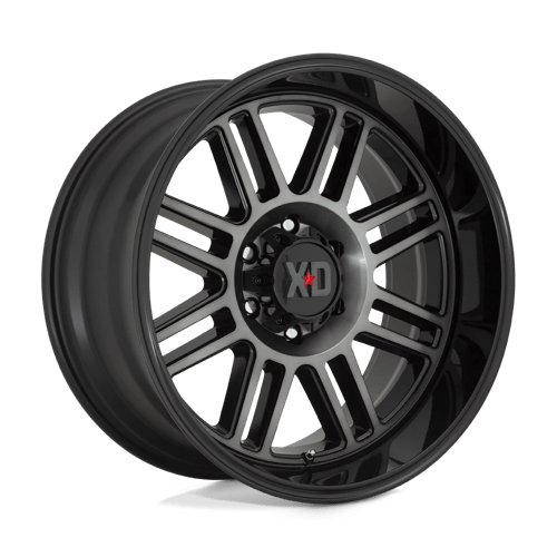 20x10 xd wheels xd850 cage gloss black w gray tint wheel 6x5.5 bolt pattern 18mm offset