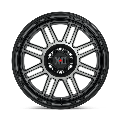 20x10 xd wheels xd850 cage gloss black w gray tint wheel 6x5.5 bolt pattern 18mm offset