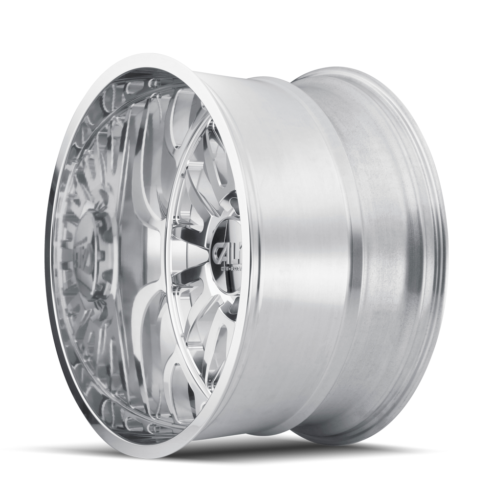 20x10 cali off-road summit polished wheel 6x5.5 bolt pattern 25mm offset