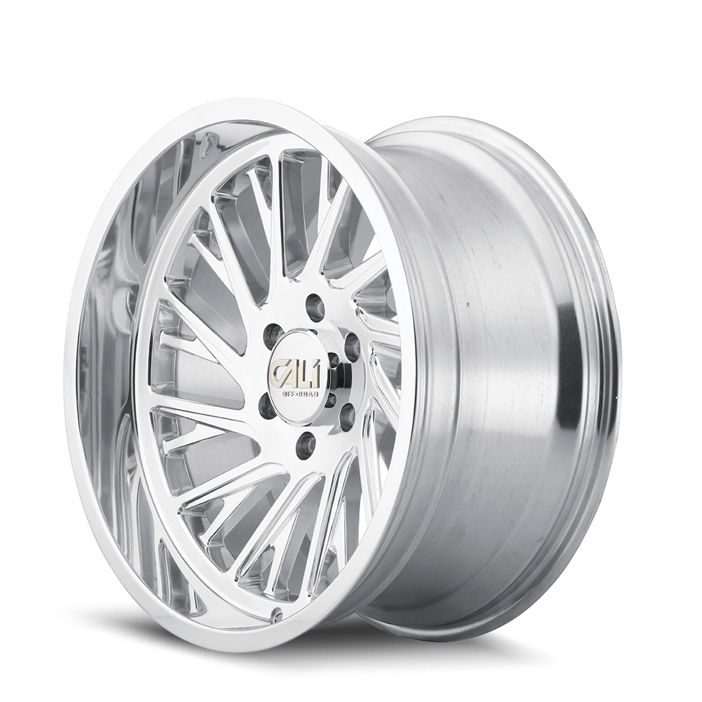 22x12 cali off-road purge polished wheel 6x5.5 bolt pattern 51mm offset