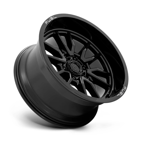 20x10 fuel off-road d760 clash gloss black wheel 6x5.5 bolt pattern 18mm offset