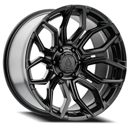 20x10 arena wheel a116 cobra satin black wheel 6x5.5 bolt pattern 18mm offset