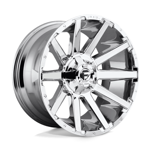 20x9 fuel off-road d614 contra chrome wheel 6x5.5 bolt pattern 20mm offset