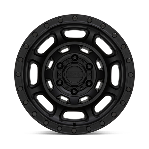 17x8 5 black rhino hard alloys cnv convoy matte black wheel 6x5.5 bolt pattern 10mm offset