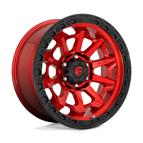 18x9 fuel off-road d695 covert candy red black bead ring wheel 6x5.5 bolt pattern 20mm offset