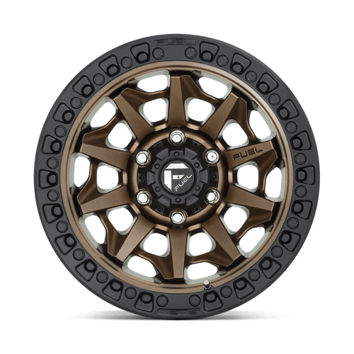 17x9 fuel off-road d696 covert matte bronze black bead ring wheel 6x5.5 bolt pattern 12mm offset