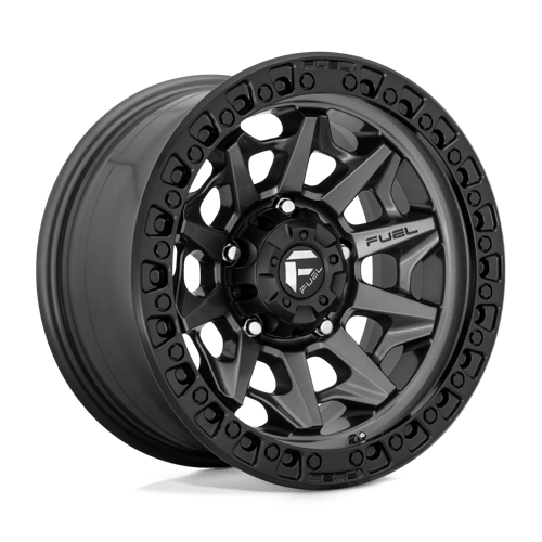 18x9 fuel off-road d716 covert matte gunmetal black bead ring wheel 6x5.5 bolt pattern 20mm offset