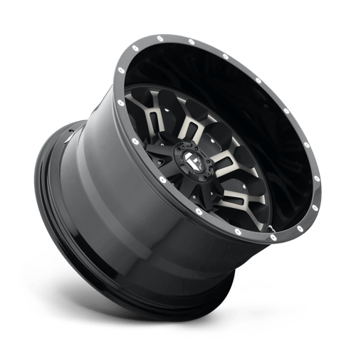 18x9 fuel off-road d561 crush gloss mach double dark tint wheel 6x5.5 bolt pattern 1mm offset