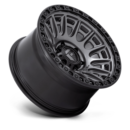 17x9 fuel off-road d835 cycle matte gunmetal w black ring wheel 6x5.5 bolt pattern 1mm offset