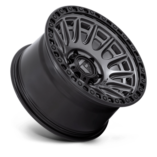 17x8 5 fuel off-road d835 cycle matte gunmetal w black ring wheel 6x5.5 bolt pattern 25mm offset