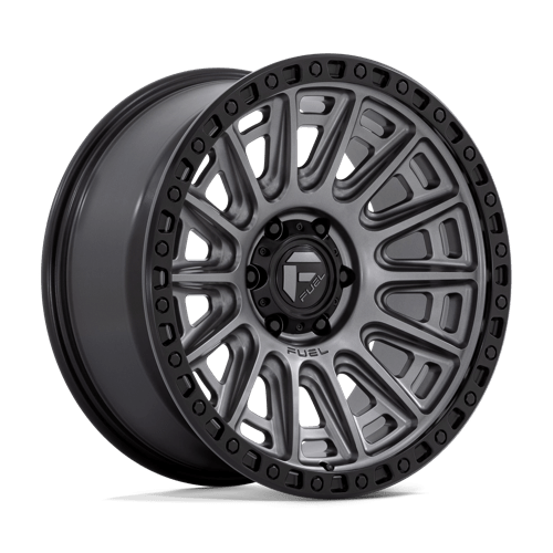 20x9 fuel off-road d835 cycle matte gunmetal w black ring wheel 6x5.5 bolt pattern 1mm offset