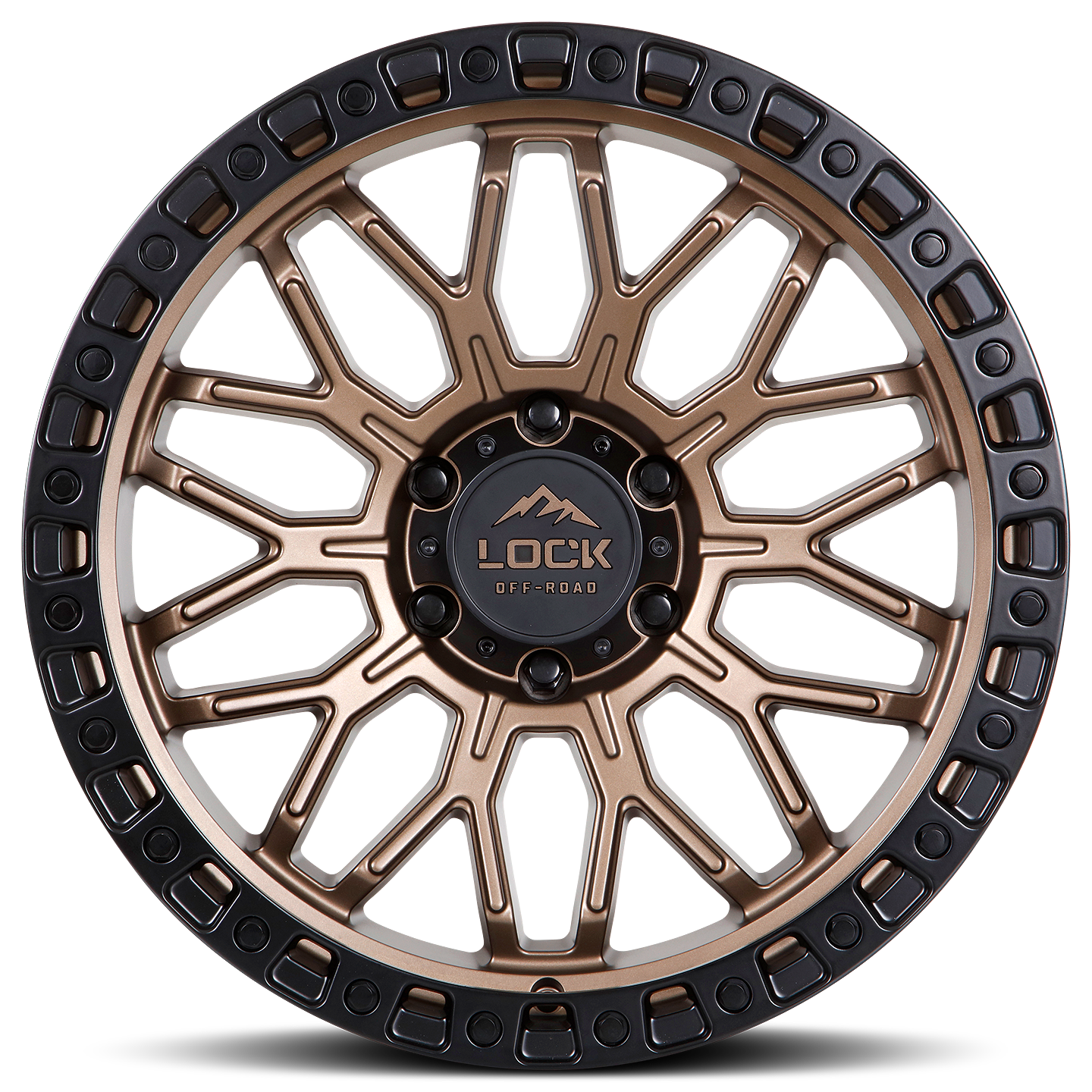 20x10 lock off-road combat matte bronze w matte black ring wheel 6x5.5 bolt pattern 18mm offset