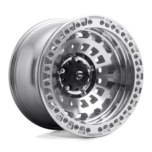 17x9 fuel off-road d102 zephyr gloss machined beadlock wheel 6x5.5 bolt pattern 15mm offset