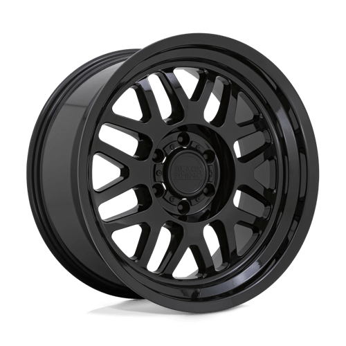 18x9 5 black rhino hard alloys dlt delta gloss black wheel 6x5.5 bolt pattern 12mm offset