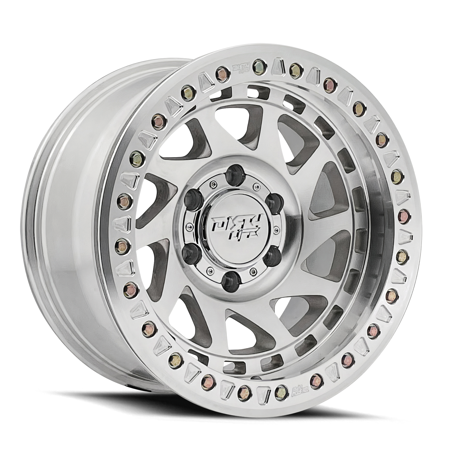 17x9 dirty life enigma race machined wheel 6x5.5 bolt pattern 38mm offset