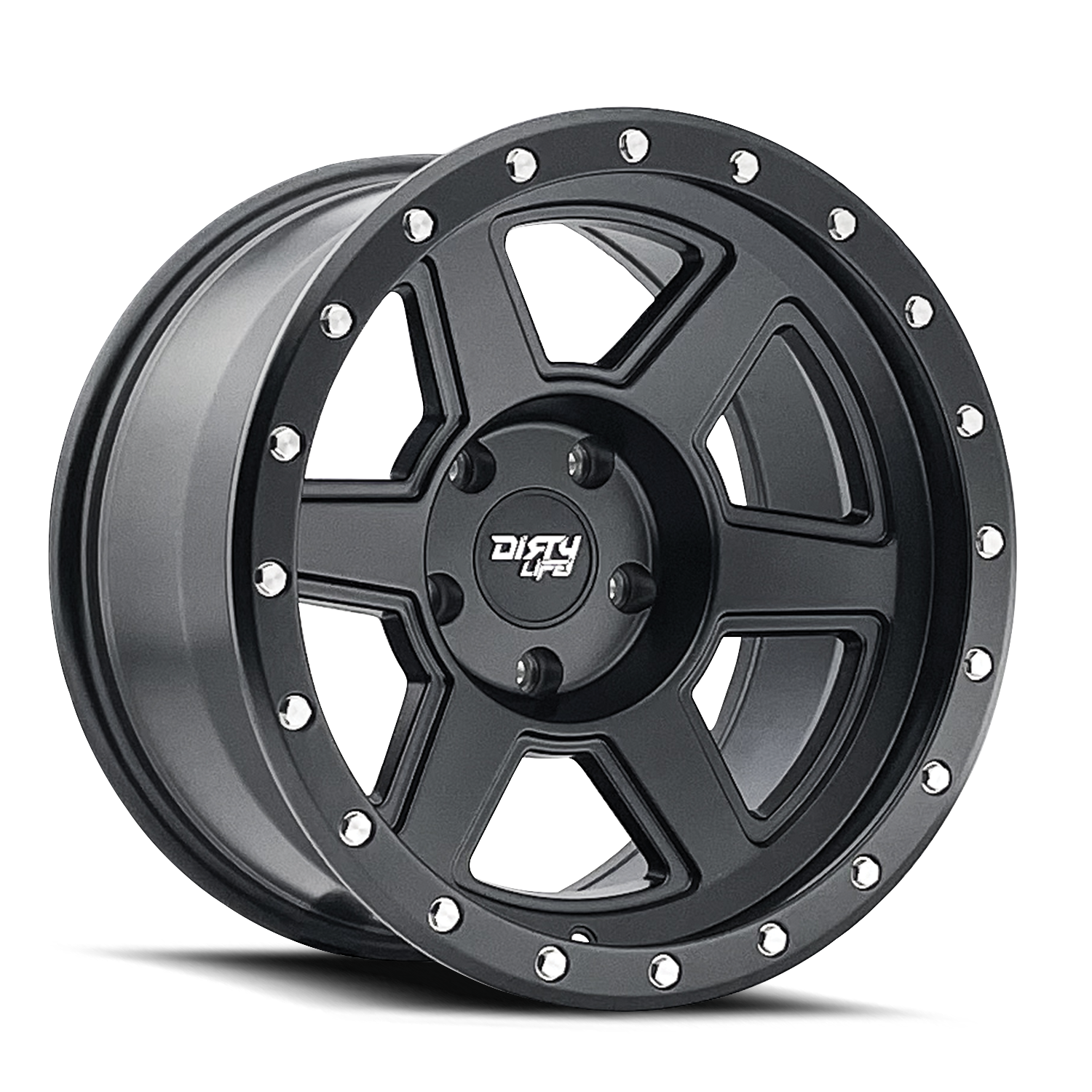 17x9 dirty life compound matte black wheel 6x5.5 bolt pattern 12mm offset