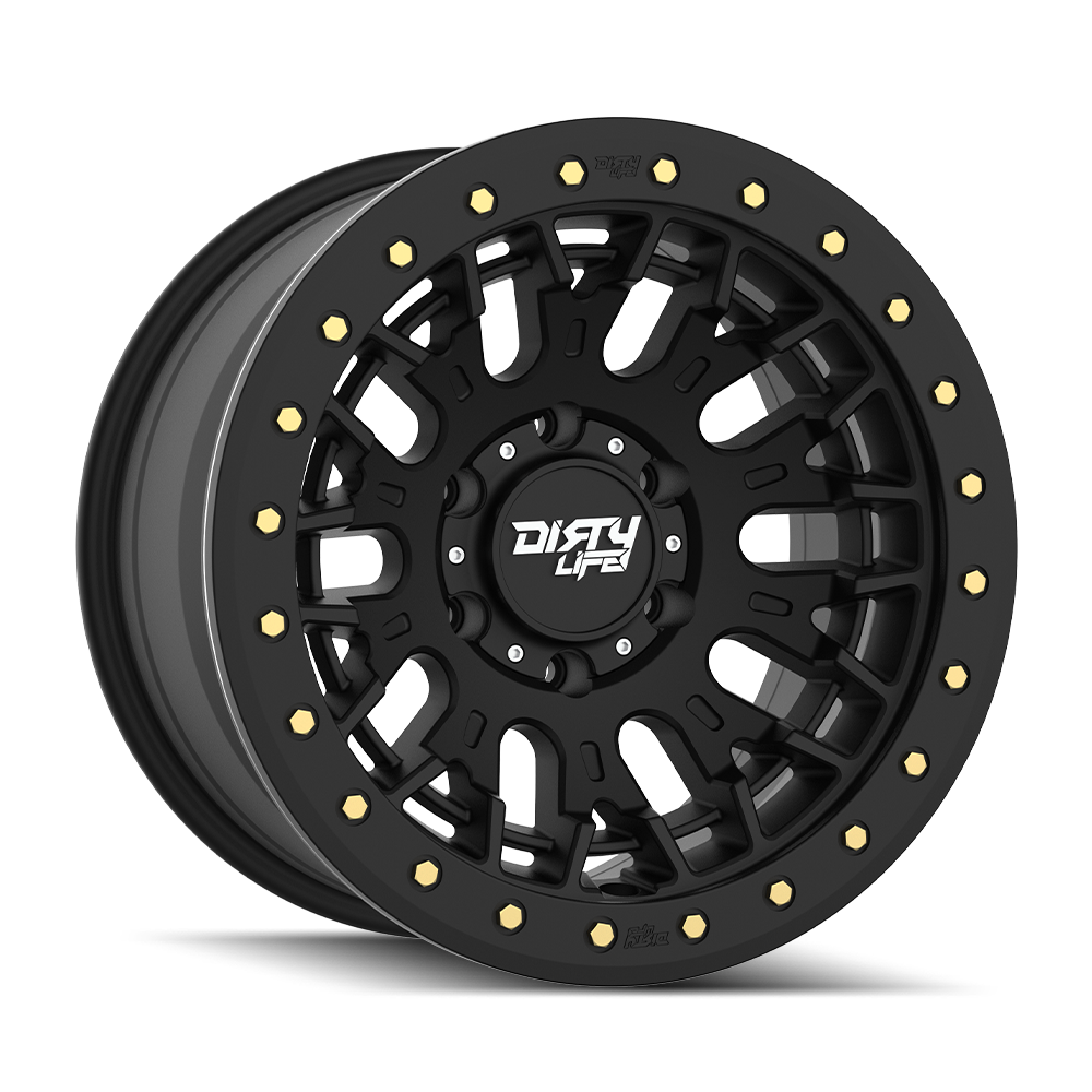 17x9 dirty life dt 3 satin black wheel 6x5.5 bolt pattern 12mm offset